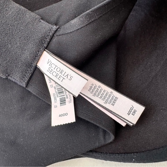 NWT Victorias Secret Love Cloud Push Up Bra Black 40DD - Picture 4 of 5